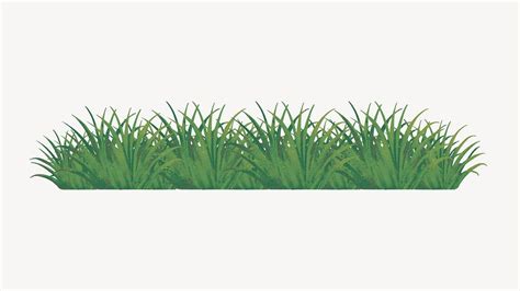 Green grass border desktop wallpaper | Premium Photo Illustration ...