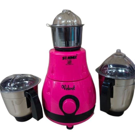 Velvet Body Type Mixer Grinder For Wet Dry Grinding 501 W 750 W