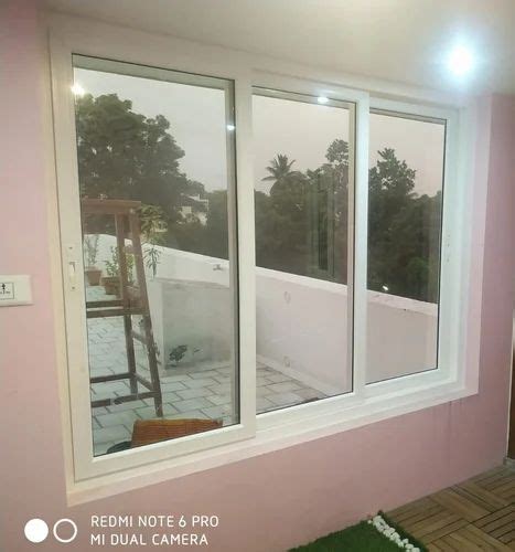 Aluminium Powder Coating Three Track Sliding Window For Home And