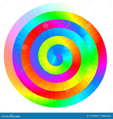 Espiral Colorido Del Arco Iris Del Vector Ilustraci N Del Vector