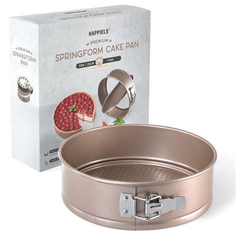 Happiels 10 Inch Springform Pan Non Stick Non Toxic Cheesecake Pan