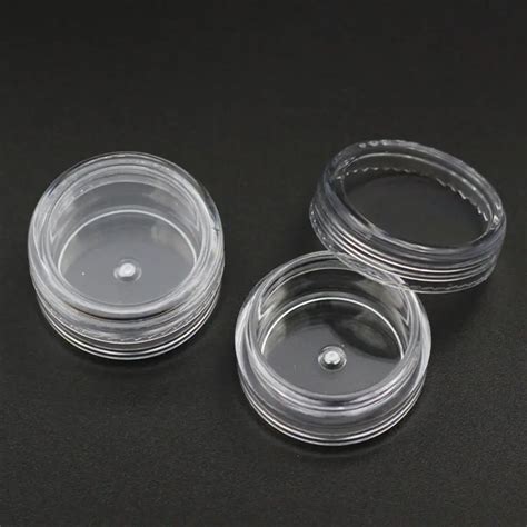 Tarros De Pl Stico Transparente Con Tapa Para Cosm Ticos Envases Vac Os