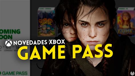 Novedades Xbox Game Pass De Octubre Scorn Chivalry A Plague Tale