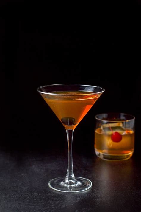 Bourbon Manhattan Cocktail | Dishes Delish