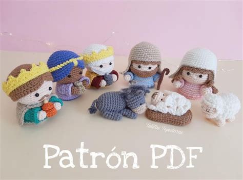 Tutinacimiento Pesebre Nacimiento A Crochet Amigurumi Por Etsy