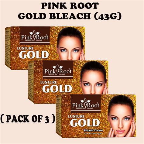 Pink Root Gold Bleach Cream Gm Pack Of