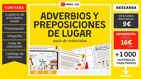 Adverbios Y Preposiciones De Lugar