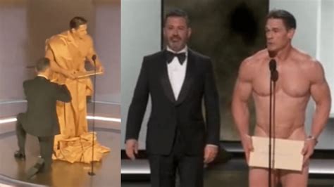 Increíble El desnudo de John Cena en los Premios Oscar 2024