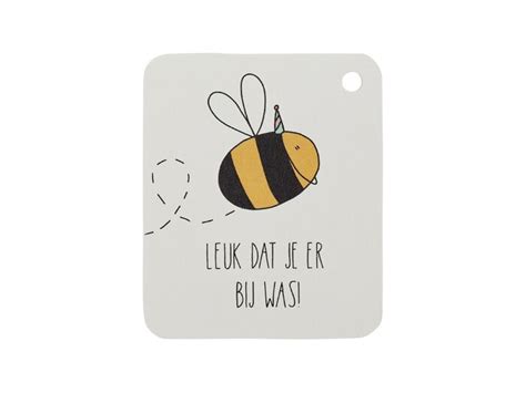 Label Leuk Dat Je Er Bij Was 50x60mm