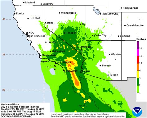 Hurricane Hilary on Path Toward Southern California - Water News ...