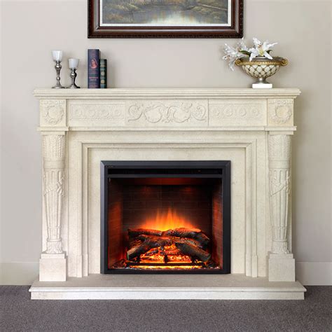 Helena - Marble Mantel - Fireplace Mantel Surrounds - MantelsDirect.com