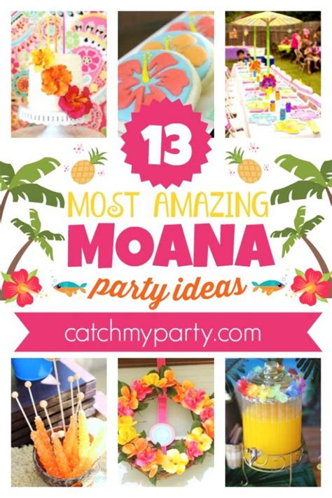 The Most Amazing 13 Disney Moana Party Ideas | Catch My Party