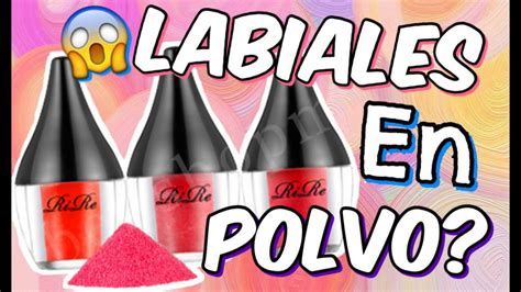 Probando Labial En Polvo Lip Powder Mirianny Youtube