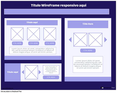 Modelo De Wireframe Responsivo Corporativo Storyboard The Best Porn