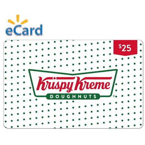 Krispy Kreme 25 T Card Email Delivery