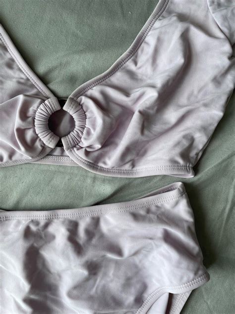 Lavender Bikini Set Women S Fashion Swimwear Bikinis Swimsuits On Carousell