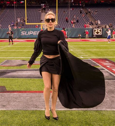 LADY GAGA at Super Bowl 2017 at NRG Stadium in Houston 02/05/2017 ...