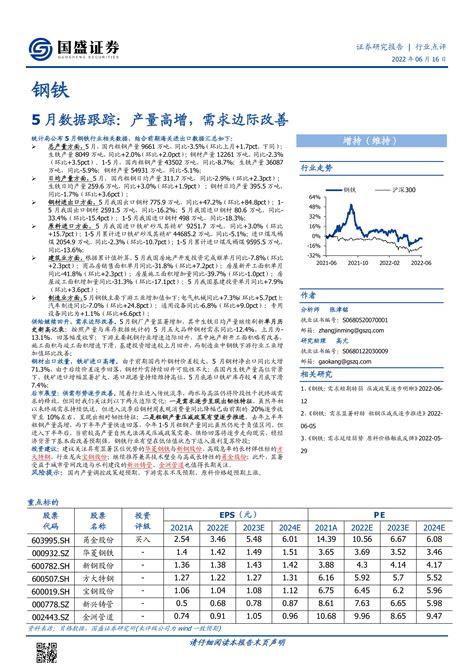 5月数据跟踪：产量高增，需求边际改善 洞见研报 行业报告