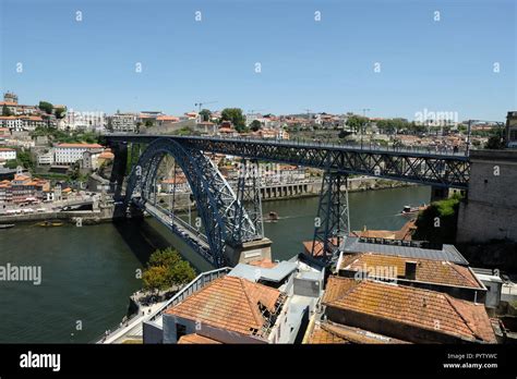 High Level Bridge Oporto Portugal Eu Foot Bridge And Rail Bridge And