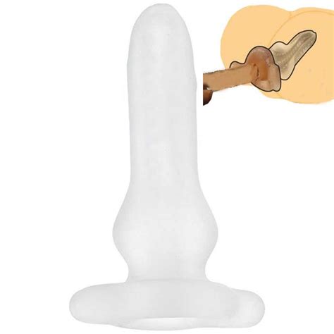 Monstermarketing JEUSN Flexible Speculum Hollow Dilatador Butt Plug Anal Condom Sheath Sex Toys