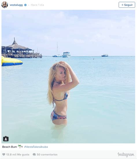 Vesta Lugg Deslumbra Con Sus Fotos En Bikini Desde Miami