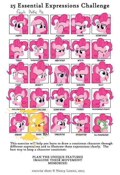 25 Essential Expressions Challenge Pinkie Pie By Cipherpie On DeviantArt