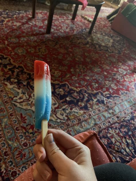 My Popsicle Melted Then Froze Back R Mildlyinteresting