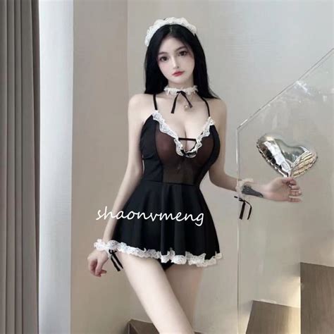 Sexy Cosplay For Sex Sexy Lingerie Maid Uniform Seductive Maid