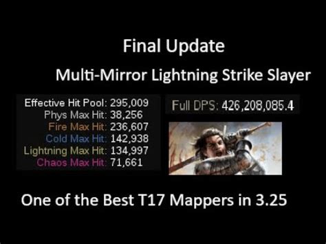 Final Update To My Multi Mirror Lightning Strike Slayer 3 25 Path Of