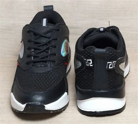 Men Black Sport Shoes Size India Uk At Rs Pair In Agra Id