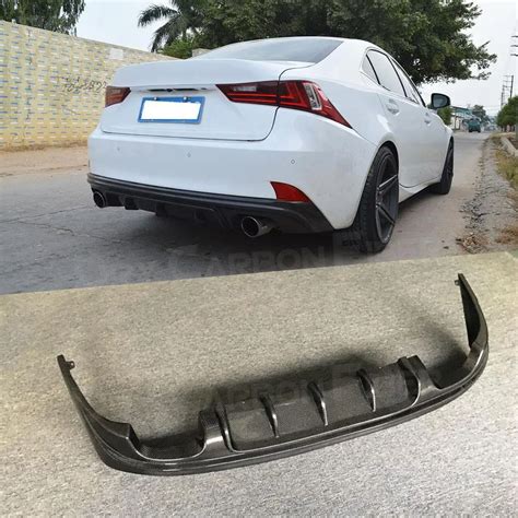 Rear Diffuser Lip Spoiler Bumper Guard For Lexus Is250 300 350 Is F Sport Sedan 4 Door 2014 2016