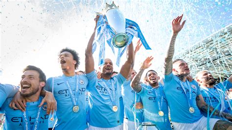 Manchester City / Man City Win Record Equalling Fourth Straight League ...