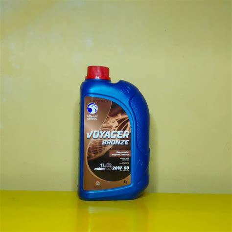 Jual Adnoc Voyager Bronze 20W50 API SL 1 Liter Shopee Indonesia