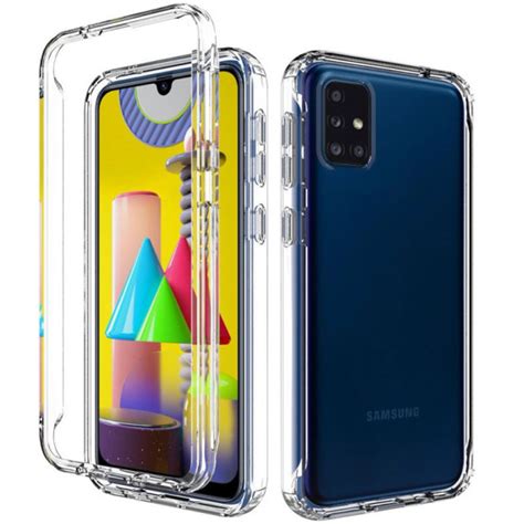 Чехол Tpu Pc Full Body с защитой 360 для Samsung Galaxy A71 Прозрачный