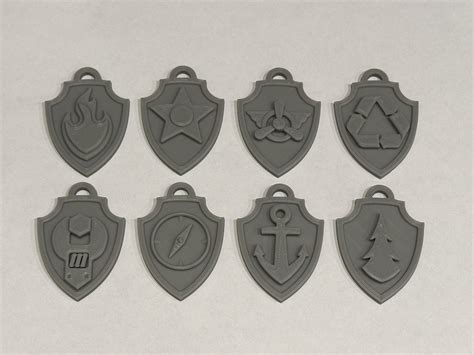 Paw Patrol Dog Tags by ICBB | Download free STL model | Printables.com