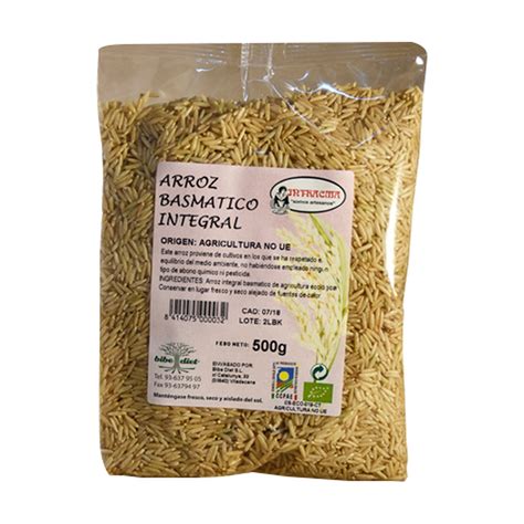 Comprar Arroz Basmati Integral Bio G Intracma Naturitas