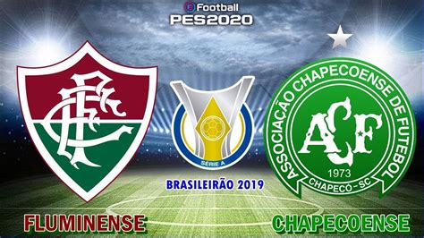 PES 2020 Fluminense x Chapecoense Brasileirão 2019 Gameplay PS4