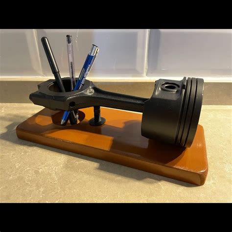 Piston Pen Holder / Real Car Engine Parts / Piston Pencil Case / Piston ...