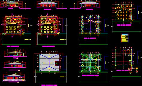 Planos De Cafeteria En AutoCAD Librería CAD