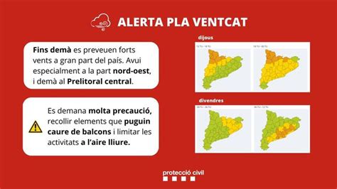 Protecció Civil activa les alertes per pluge Govern cat