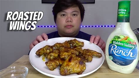 Roasted Wings Mukbang - YouTube