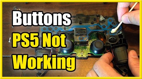 How To Fix Buttons Not Working On PS5 Controller D Pad Face Buttons