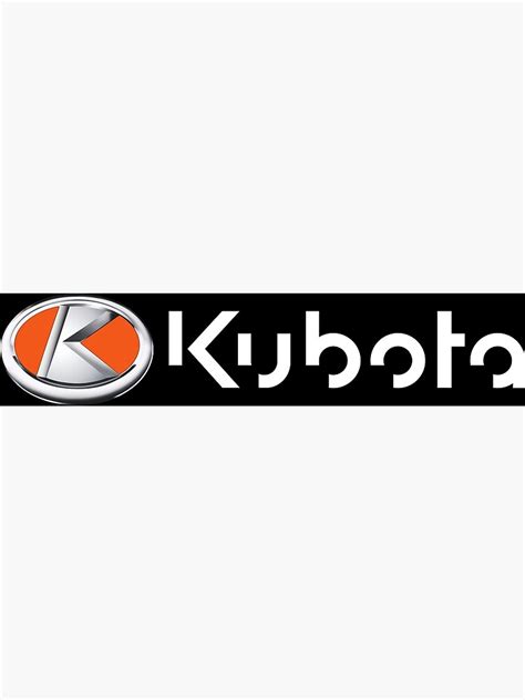 Kubota Logo Poster For Sale By Brocklatih Redbubble