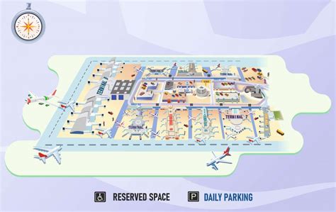 Area Map of the Los Angeles International Airport LAX