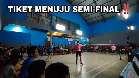 Tournamen Badminton Ekoproyo Cup Reza Bowo Vs Ozin Teguh Youtube