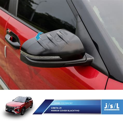 Hyundai Creta Mirror Cover Blacktivo Jsl Cover Spion Blackdoff