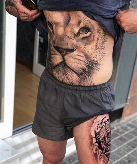 Pin de Stas em Tattoos Tatuagens de leão Tatuagens na barriga