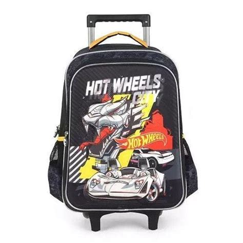 Mochila Hot Wheels Rodinha Casas Bahia