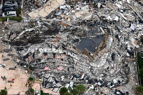 Derrumbe parcial de un edificio en Miami Imágenes