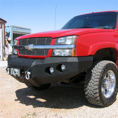 Iron Bull Bumpers® Chevy Silverado 2500 Hd 2003 Full Width Black Front Winch Hd Bumper